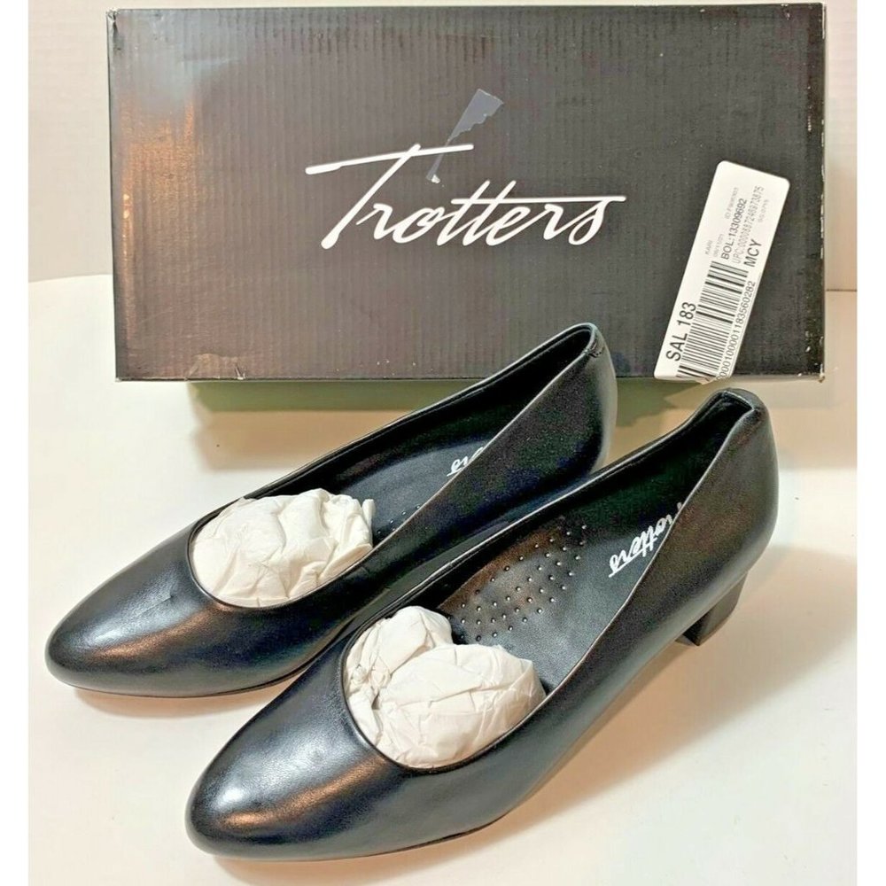 Trotters Black Woman's Heel Size 6.5M New In Box